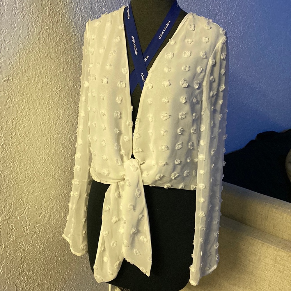 BCBG Chiffon Top
